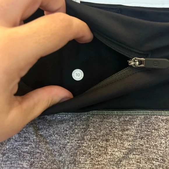 Lululemon Speed Up Short Long 4" Updated Fit Heather Lux Multi Black Sz 10 tall - Picture 6 of 6